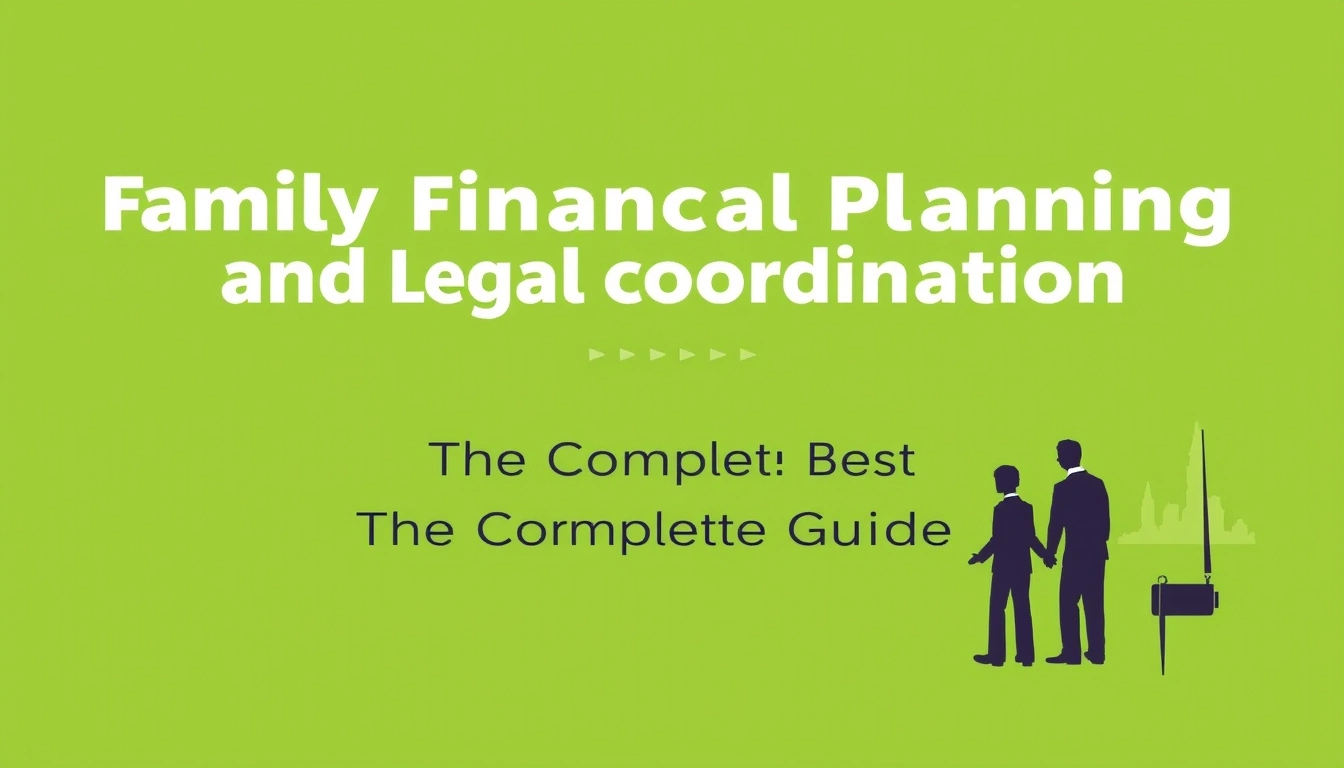 Family financial planning and legal coordination — The Complete Guide