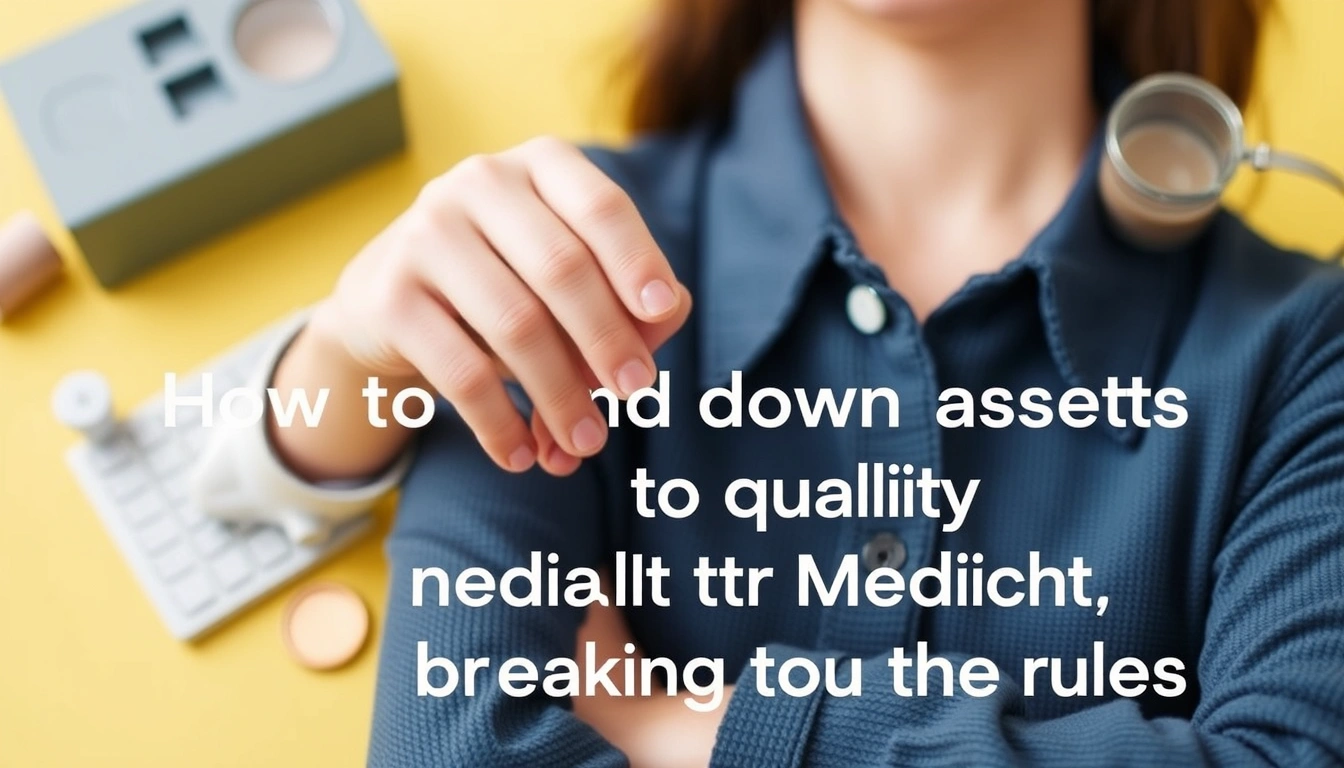 How to spend down assets to qualify for Medicaid without breaking the rules