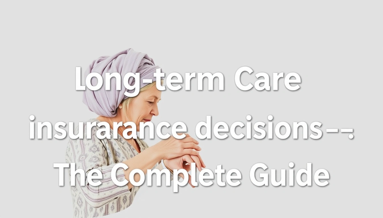 Long-term care insurance decisions — The Complete Guide