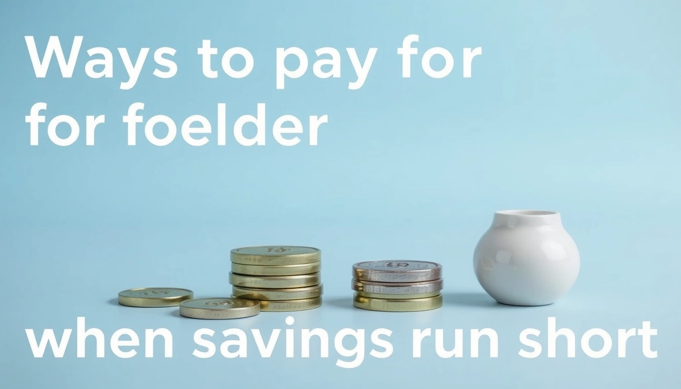 Ways to pay for elder care when savings run short